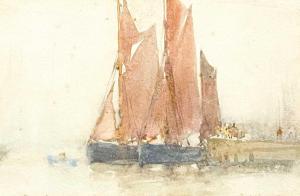 TUKE Henry Scott 1858-1929,Two Boats,David Lay GB 2024-04-11
