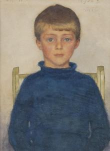 TUKE Maria 1861-1947,Portrait of Geoffrey Sainsbury, son of the ,1902,Bellmans Fine Art Auctioneers 2023-03-28