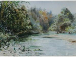 TUKE W S 1900-1900,A RIVER LANDSCAPE,1933,Penrith Farmers & Kidd's plc GB 2010-08-18