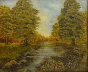 Tullie W.J,River Rural Landscape,1976,David Duggleby Limited GB 2018-06-30