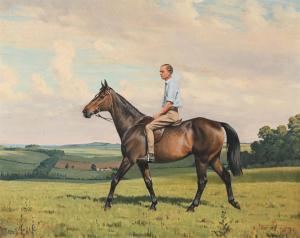 TULLOCH Maurice 1894-1974,BE TRUTHFUL, POINT-TO-POINT, HORSE & RIDER,1964,Dreweatts GB 2022-08-26