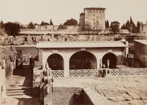 Tuminello Ludovico,Roma, Palazzo dei Cesari, casa paterna di Tiberio,1870,Finarte 2023-09-12