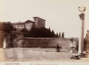 Tuminello Ludovico 1824-1907,Roma, Tribunale o odio: Palazzo dei Cesari,1870,Finarte IT 2023-01-20