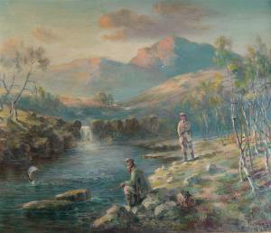 TUNNARD John Charles 1875,The Devil's Leap, River Conish, Perthshire,Halls GB 2019-11-06