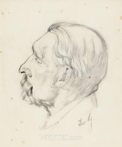 TUOHY Patrick Joseph 1894-1930,PORTRAIT OF DOUGLAS HYDE,Whyte's IE 2025-03-24