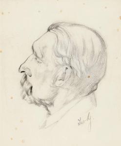 TUOHY Patrick Joseph 1894-1930,PORTRAIT OF DOUGLAS HYDE,Whyte's IE 2023-12-13