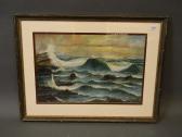 TUPPER J.F,A stormy sea,1938,Crow's Auction Gallery GB 2015-10-14