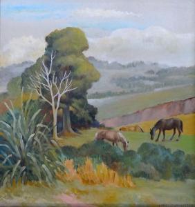 turkington James 1895-1979,Rural Scene,International Art Centre NZ 2016-11-23