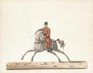TURKISH SCHOOL,A portrait of a tartar on horseback inscribed 'yac,Bonhams GB 2020-02-26