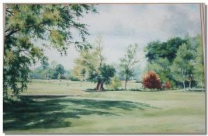 TURLEY Nick,"Leicestershire Golf Club: 6th Fairway Near the Brook",Gilding's GB 2010-08-24