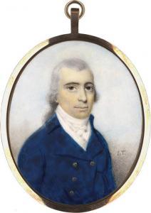 TURMEAU John 1777-1846,Bildnis eines jungen Mannes,1797,Galerie Bassenge DE 2019-05-30