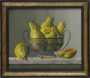 TURNER Austin Augustus 1831-1866,Papayas in a Pierced Tole Urn,Stair Galleries US 2010-07-24