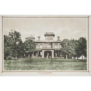 TURNER Austin Augustus 1831-1866,Villas on the Hudson,1860,William Doyle US 2015-11-23
