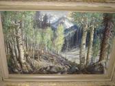 Turner Ben 1912-1966,Mountain landscape with deer in foreground,Ivey-Selkirk Auctioneers 2009-09-19