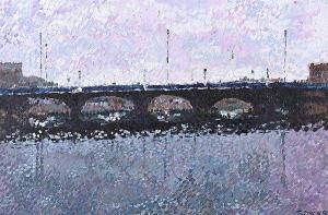 TURNER David B 1946,QUEEN'S BRIDGE, BELFAST,Ross's Auctioneers and values IE 2018-06-20