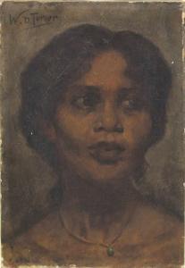 TURNER Douglas W. 1941,Portrait of an Indian woman,Canterbury Auction GB 2010-08-02