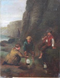 TURNER Frank,Children playing with boats,Cuttlestones GB 2017-03-02