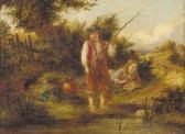 TURNER Frank James 1863-1875,Fishing with a loved one,1874,Christie's GB 2001-03-22