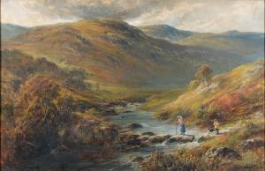 TURNER George 1843-1910,A Welsh Valley,1898,Mellors & Kirk GB 2024-01-09