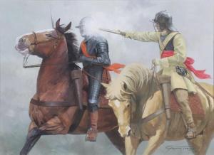 TURNER Graham 1900-1900,soldiers on horseback,Denhams GB 2024-02-21