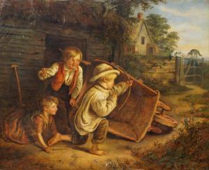 TURNER J 1800-1800,Children up to mischief on the farm,1852,Rosebery's GB 2018-02-10
