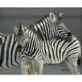TURNER Janson,Two Zebras,Kodner Galleries US 2017-02-08