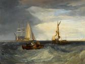 TURNER Joseph Mallord William 1775-1851,Purfleet and the Essex Shore as seen from Lo,1808,Sotheby's 2021-07-07