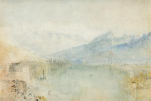 TURNER Joseph Mallord William 1775-1851,The River Aare at Thun, looking towards Lake Thu,Christie's 2024-01-31