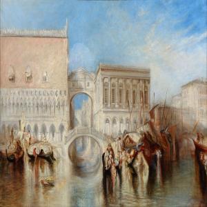 TURNER Joseph Mallord William 1775-1851,Venice, the Bridge of Sighs,Bruun Rasmussen DK 2015-09-07
