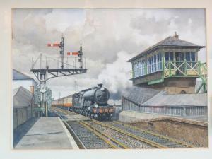 TURNER Mike A 1900,Railway station at Shoreham-by-Sea,1991,Campbells GB 2017-03-14