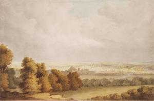 TURNER OF OXFORD William 1789-1862,A view of Oxford from the South West,Sotheby's GB 2023-07-06