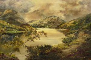 TURNER Prudence 1930-2007,Highland Landscape with Path,David Duggleby Limited GB 2023-07-22