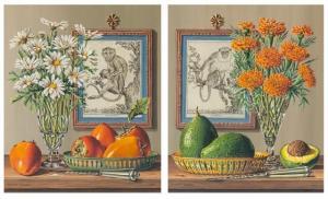 TURNER Rogers,Persimmons and Daisies and Avocados and Marigolds,1967,William Doyle 2021-12-14