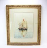 TURNER Ross Sterling 1847-1915,sailboats,1885,Kaminski & Co. US 2019-11-10
