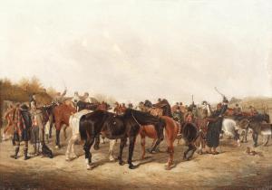 TURNER W.H.M. 1849-1887,The horse fair,1859,Bonhams GB 2021-07-14