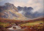TURNER William Lakin 1867-1936,�Morning Mist on the Daw Crags�,1921,Elder Fine Art AU 2012-11-25