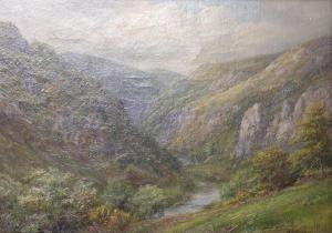 TURNER William Lakin 1867-1936,On the Hill Side, Dovedale,1929,Hansons GB 2022-10-14