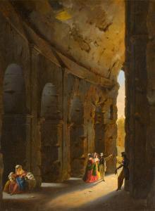 TURPIN DE CRISSÉ Lancelot Théodore 1782-1859,At the Colosseum,19th Century,Sotheby's GB 2023-04-05