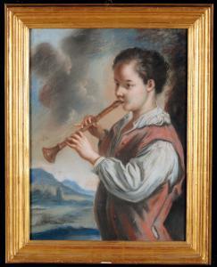 TUSCAN SCHOOL,Giovane suonatore di flauto,Cambi IT 2016-11-15