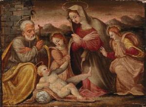 TUSCAN SCHOOL,The Adoration of the Child,Palais Dorotheum AT 2015-12-10