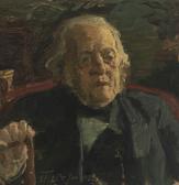 TUXEN Laurits,Portrait of vicar Peter Jørgen Christian Scharling,1922,Bruun Rasmussen 2018-12-10