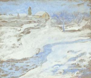 TWACHTMAN John Henry 1853-1902,Winter,Christie's GB 2006-05-25