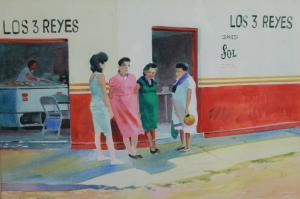 TYNDALL ROBERT JAMES 1928,Women In Conversation, Yucatan Mexico,Peter Francis GB 2014-01-28