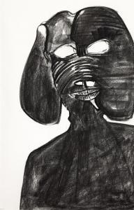 TYSON Nicola 1960,Two charcoal drawings,1997,Swann Galleries US 2023-11-16