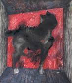 TZIOTIS Nikos 1950,the cat,Sotheby's GB 2004-12-14