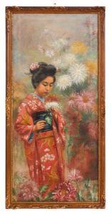 UBAGHS Jean 1852-1937,Chrysanthemums,New Orleans Auction US 2023-03-25