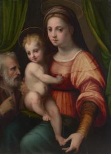UBALDINI IL PULIGO Domenico Bartolomeo 1492-1527,The Holy Family,Christie's GB 2022-06-09