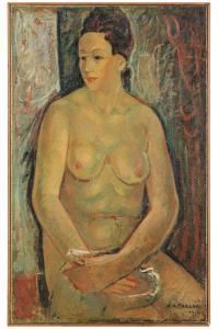 Ubaldo GARGANI Alfredo 1898-1947,Nudo di donna,1943,Wannenes Art Auctions IT 2022-05-10