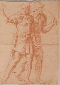 UBELESQUI Alexandre 1649-1718,Deux archers romains,1993,Millon & Associés FR 2018-10-15