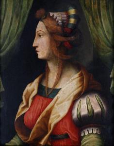 UBERTINI Francesco 1494-1557,Profilo di gentildonna fiorentina,Casa d'Aste Arcadia IT 2019-10-29